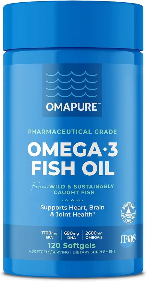 Omega 3 Fish Oil 120 Softgels H4109
