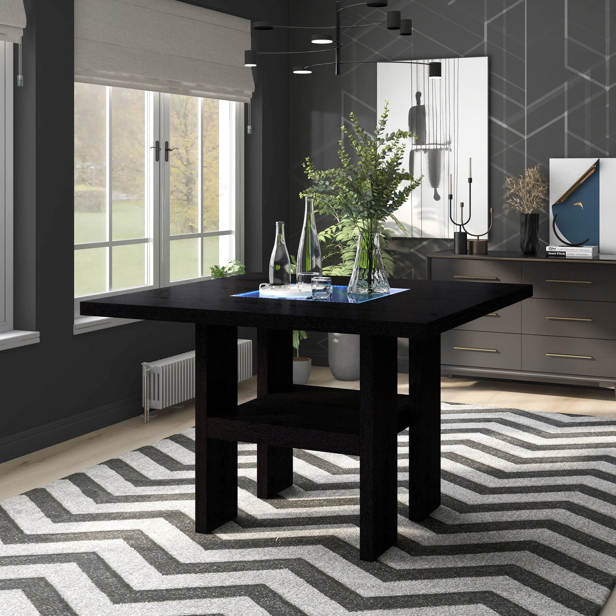 54-inch Counter Height Wood Dining Table B373352