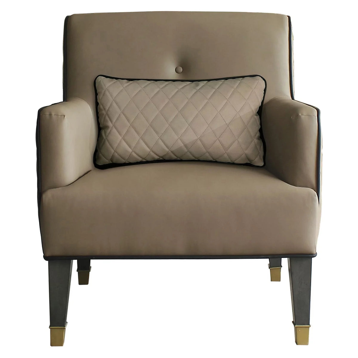 Tan and Charcoal Accent Chair J1962