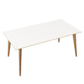 White/Natural Rectangular Dining Table Y35339