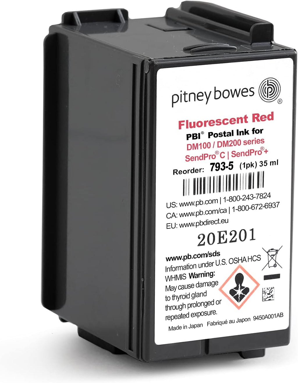 Red Ink Cartridge 35 ml U208