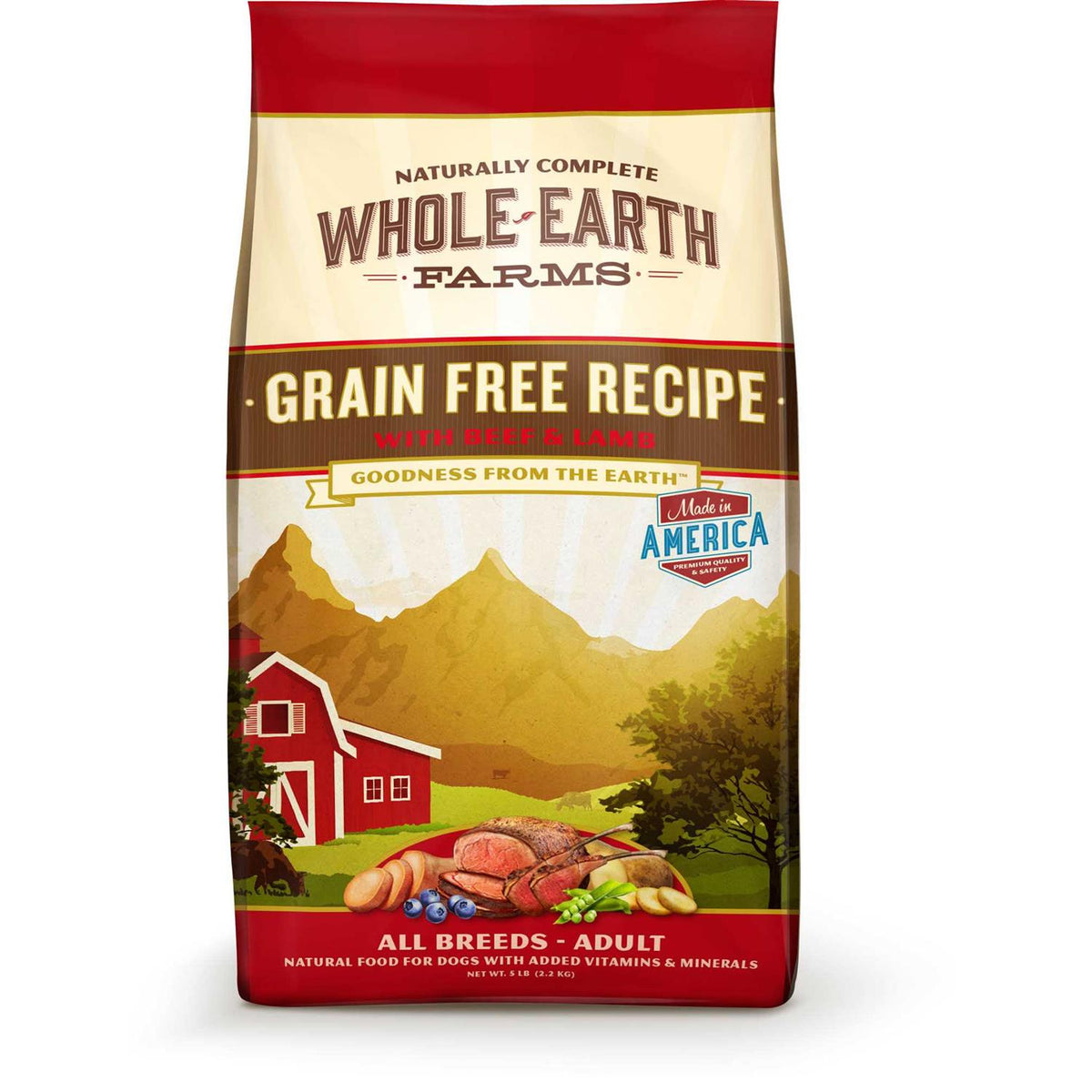 Grain-Free Pork Beef & Lamb Dry Dog Food K204401