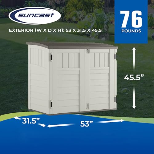 34 Cu Ft Capacity Horizontal Outdoor Storage Shed Z7577