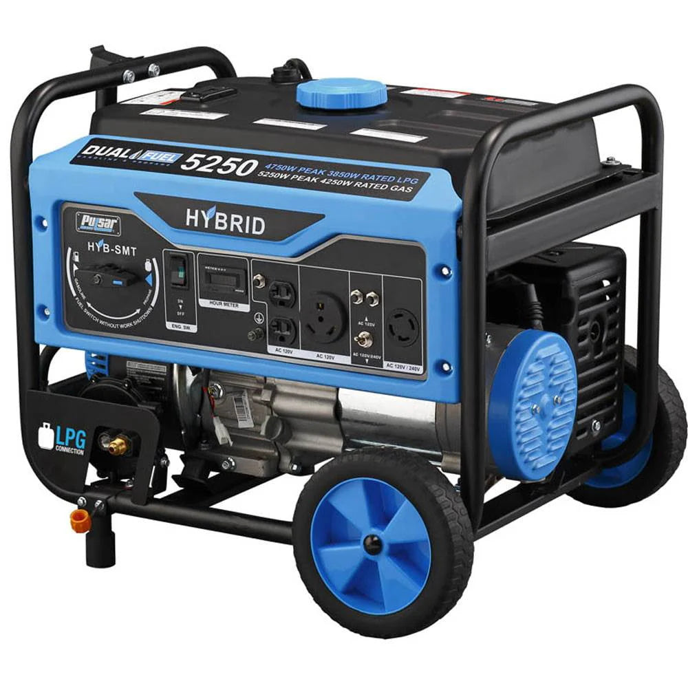 5250 Watt Portable Gasoline and Liquid Propane Generator I3751
