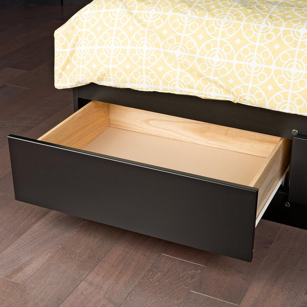 Black Full Platform Storage Bed with 6 Drawers J472390