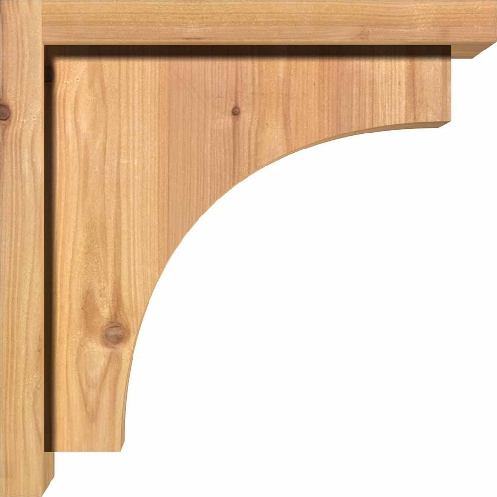 5 1/2x22W x 14x22D x 30x22H Smooth Corbel with Backplate E11973
