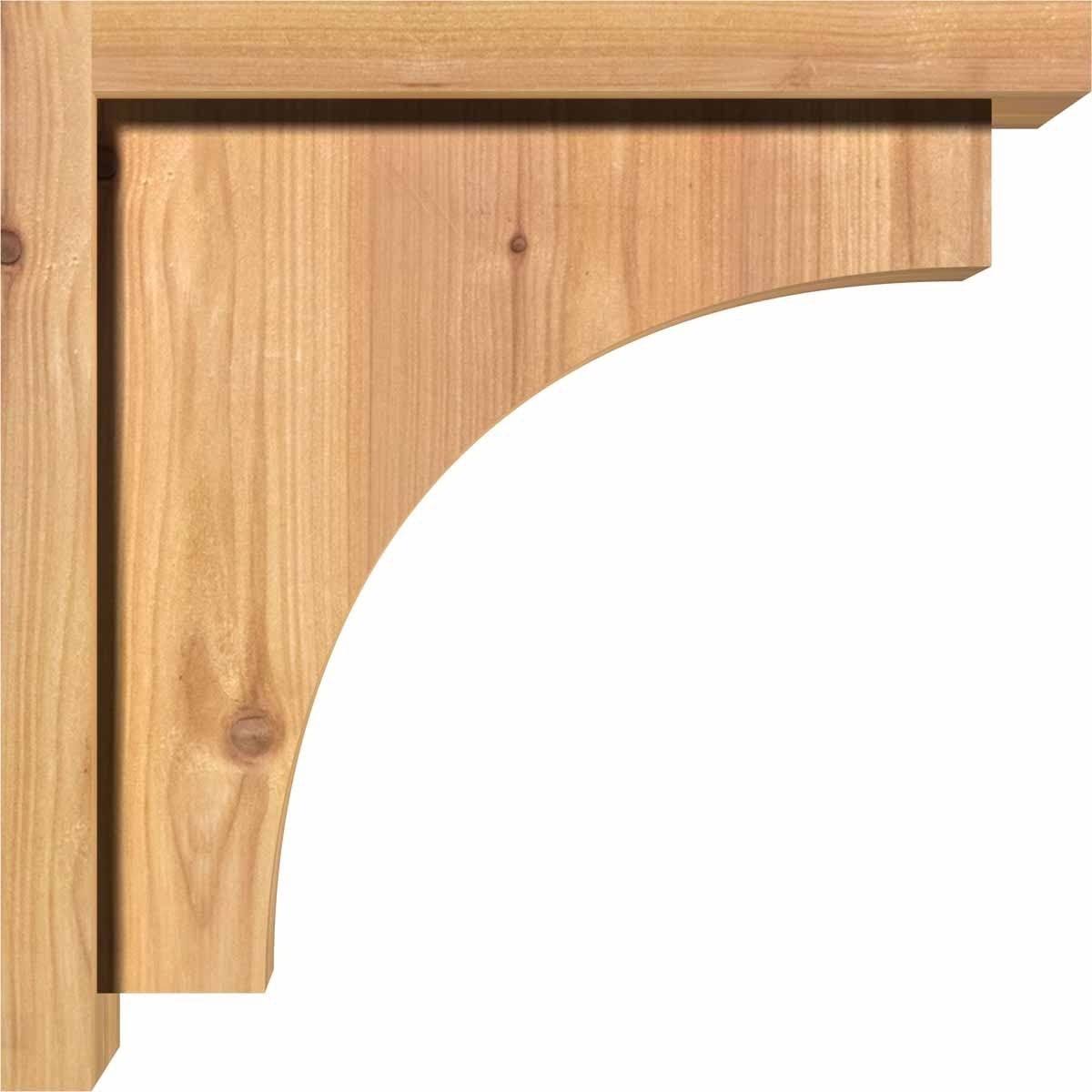5 1/2x22W x 14x22D x 30x22H Smooth Corbel with Backplate E11973