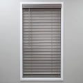 Cut-to-Width Cordless Room Darkening 2 in. PVC Faux Wood Blind 40.75 in. W x 72 in. P986