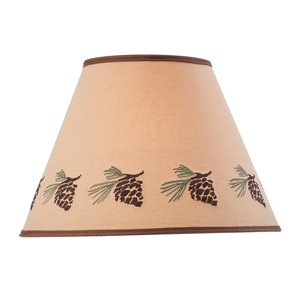 Pinecone Embroidered Shade - 12" D519249