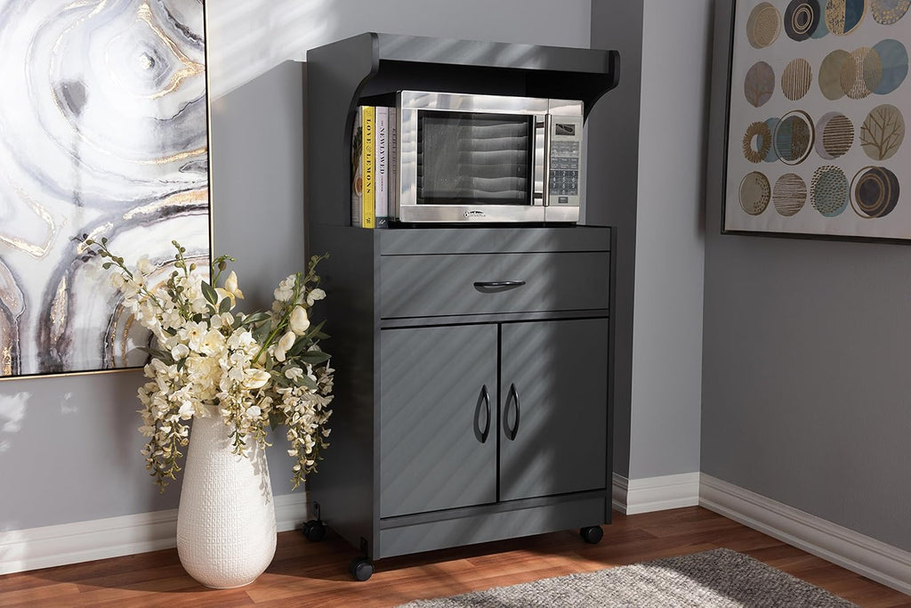 Dark Grey Kitchen Cabinet V58809