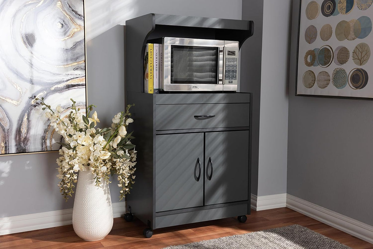 Dark Grey Kitchen Cabinet V58809