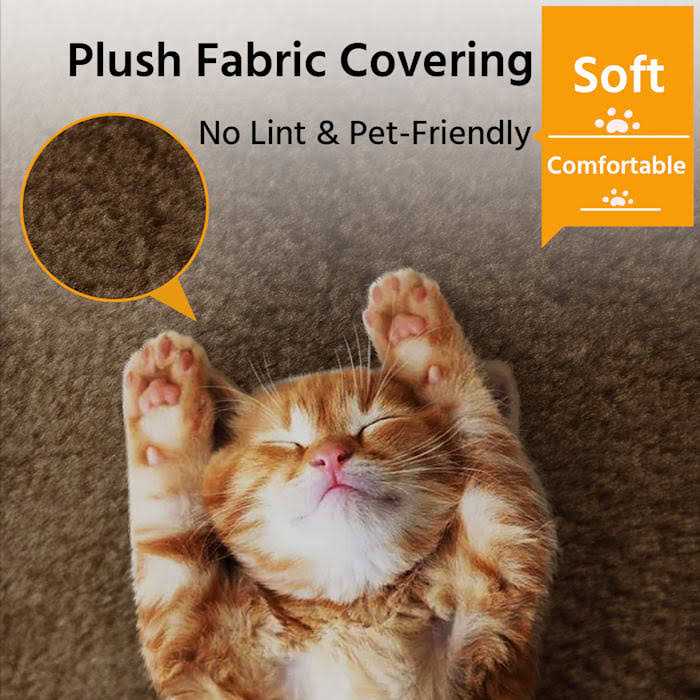 Plush Cat Tree Condo with Hammock Tunnel S292730