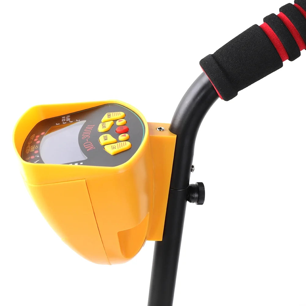 Lightweight Waterproof Metal Detector Set with 10'' Coil, Backpack, Shovel & Headphone, Adjustable 33''-52'' B624