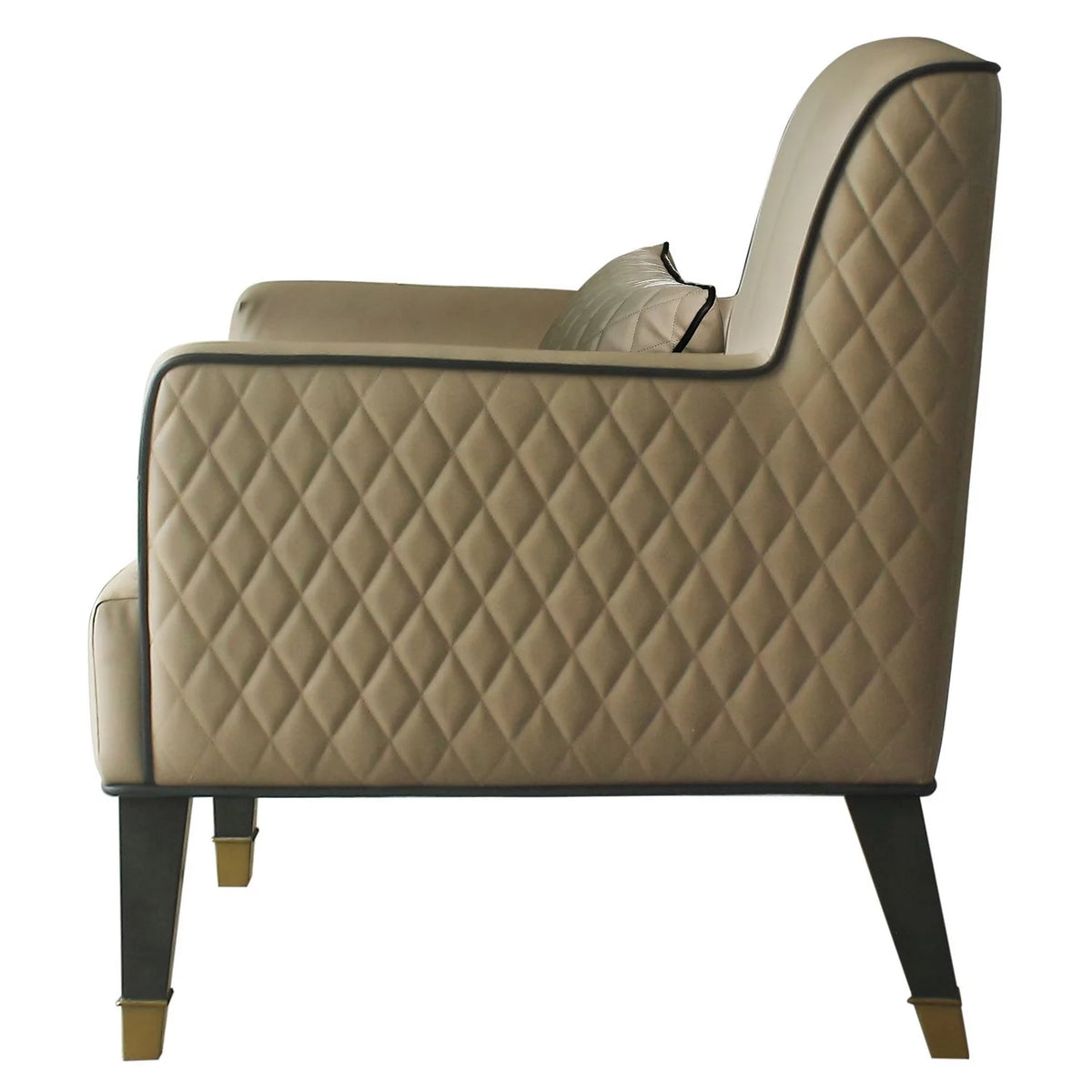 Tan and Charcoal Accent Chair J1962