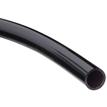 Soft Black PVC Tubing, 1/4 inch Inner Diameter, 7/16 inch Outer Diameter, 100 ft G857163