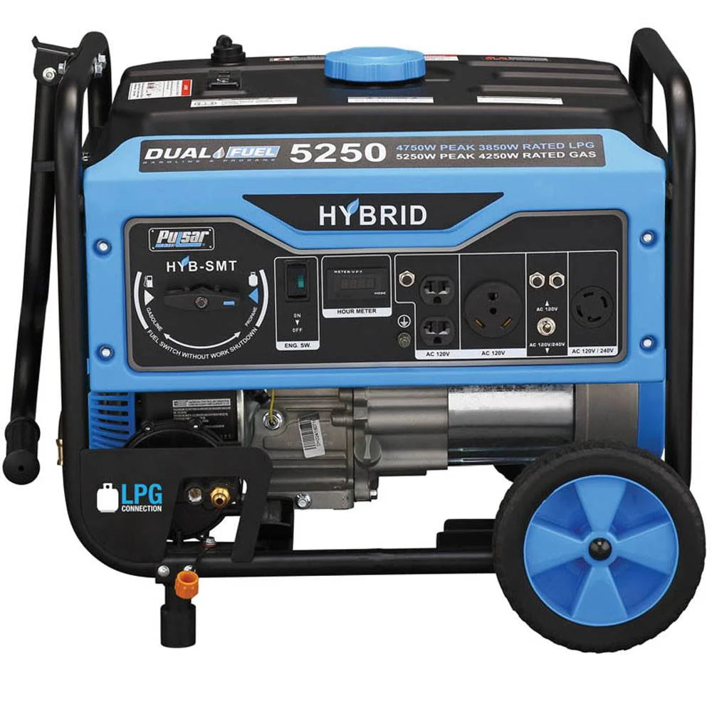 5250 Watt Portable Gasoline and Liquid Propane Generator I3751