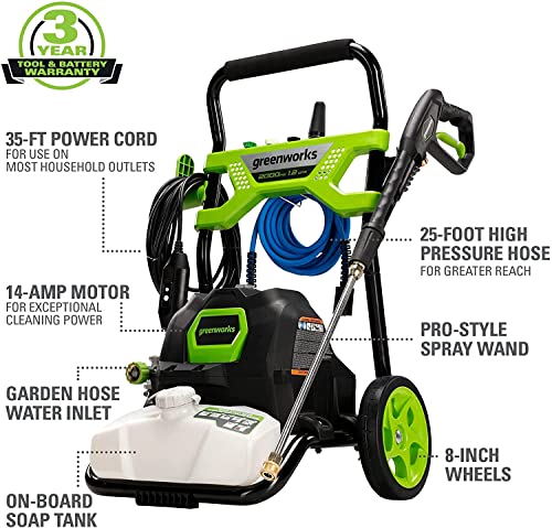 2000 PSI 1.2 GPM Pressure Washer B999892