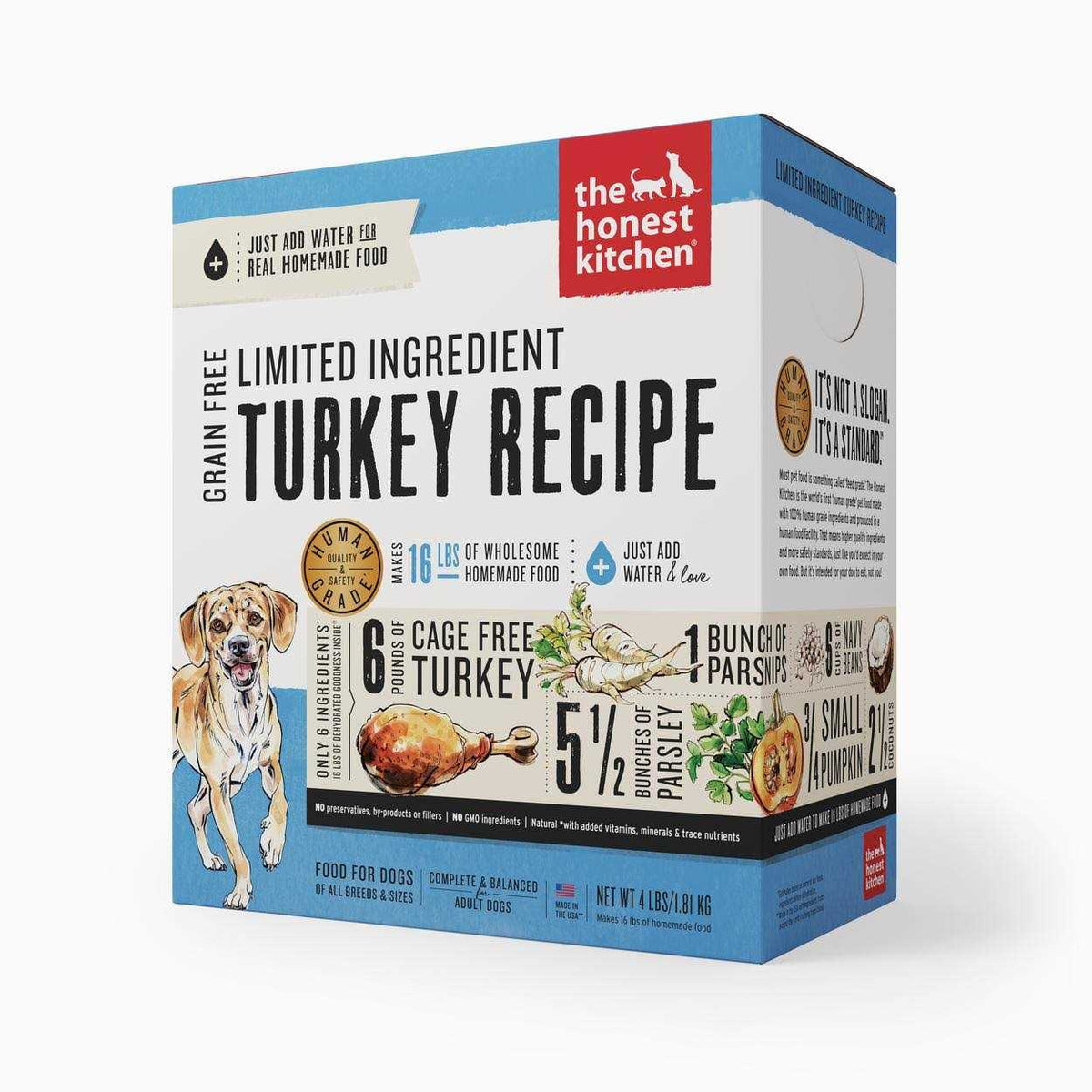 Grain Free Turkey Recipe Dehydrated Dog Food X36353