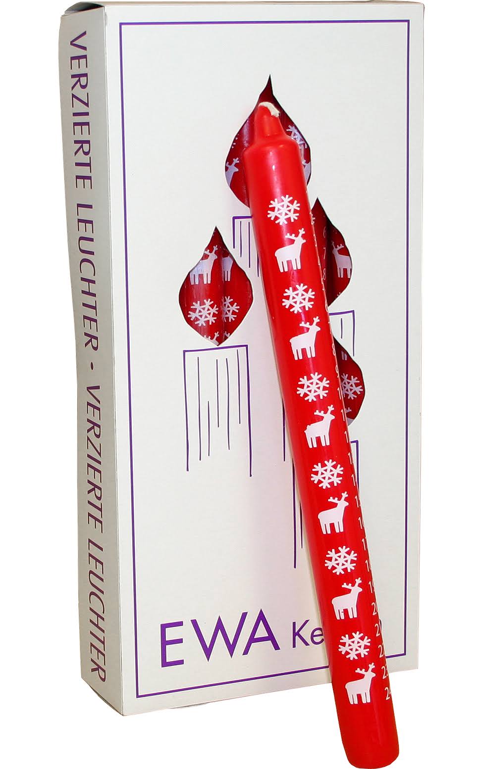 Red Advent Candle R9823