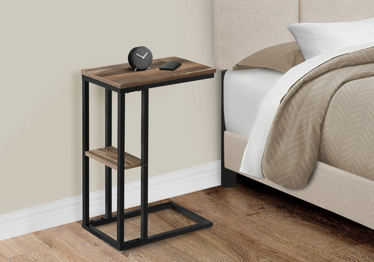 C-shaped Metal Accent Table C216