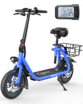Electric Scooter with Seat and Basket P93557