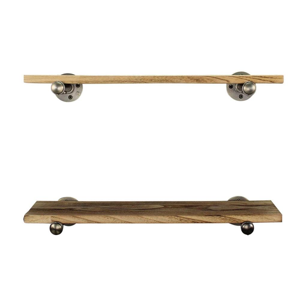 2-Piece Industrial Farmhouse Wall Shelf Set J640