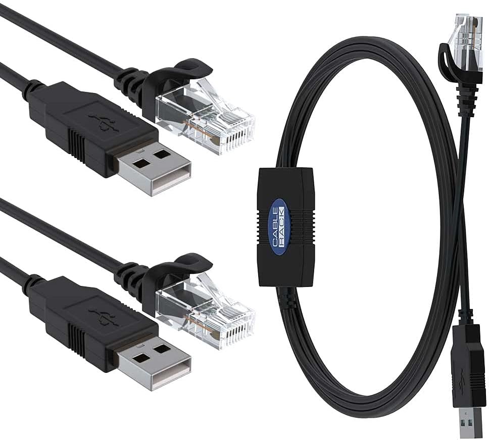 6ft USB to RJ45 Rollover Console Cable (5-Pack) M928