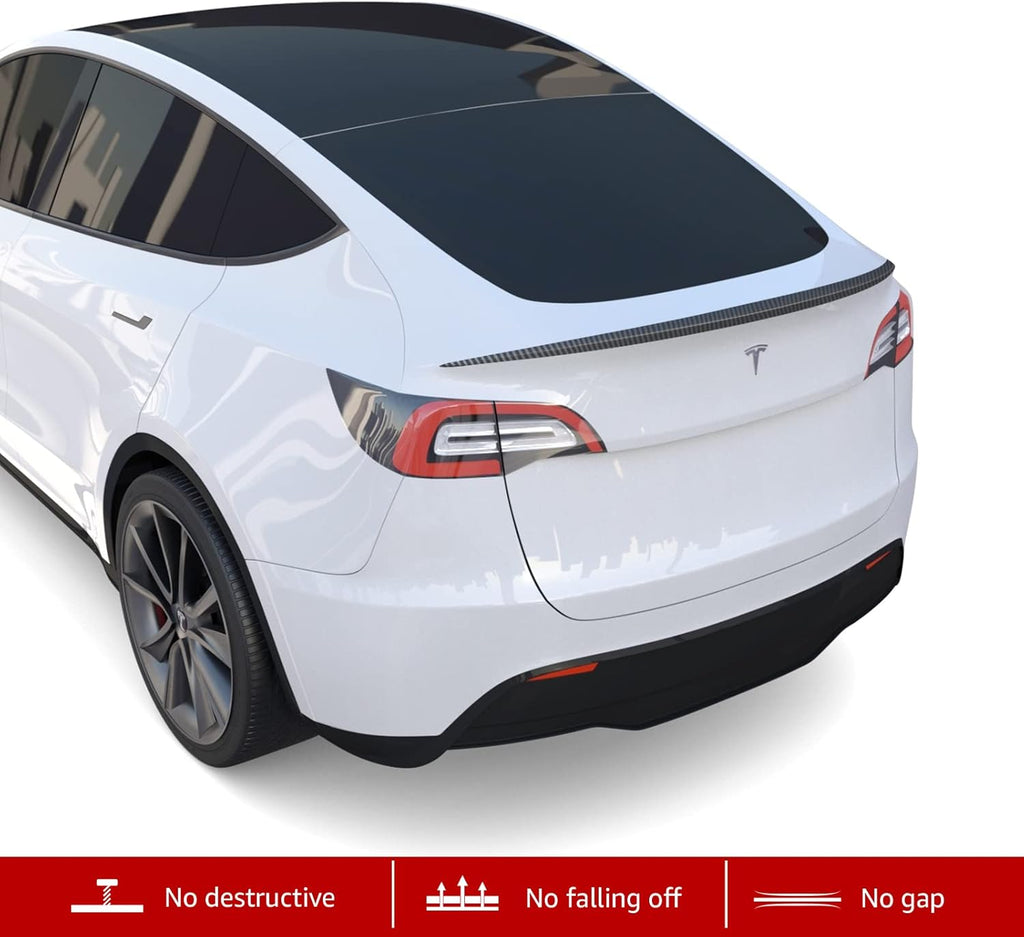 Matte Carbon Fiber Trunk Wing Spoiler O365