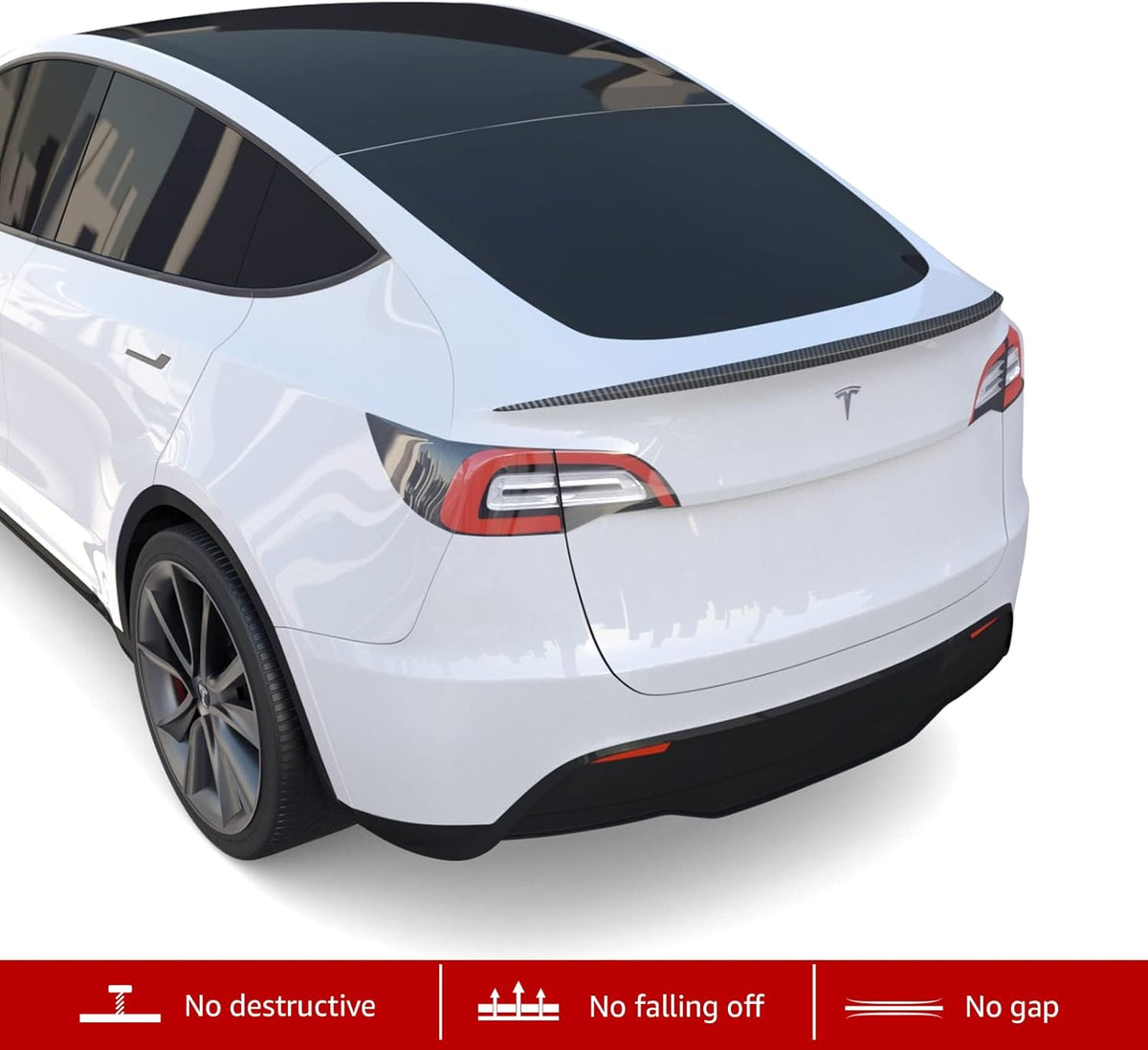 Matte Carbon Fiber Trunk Wing Spoiler O365