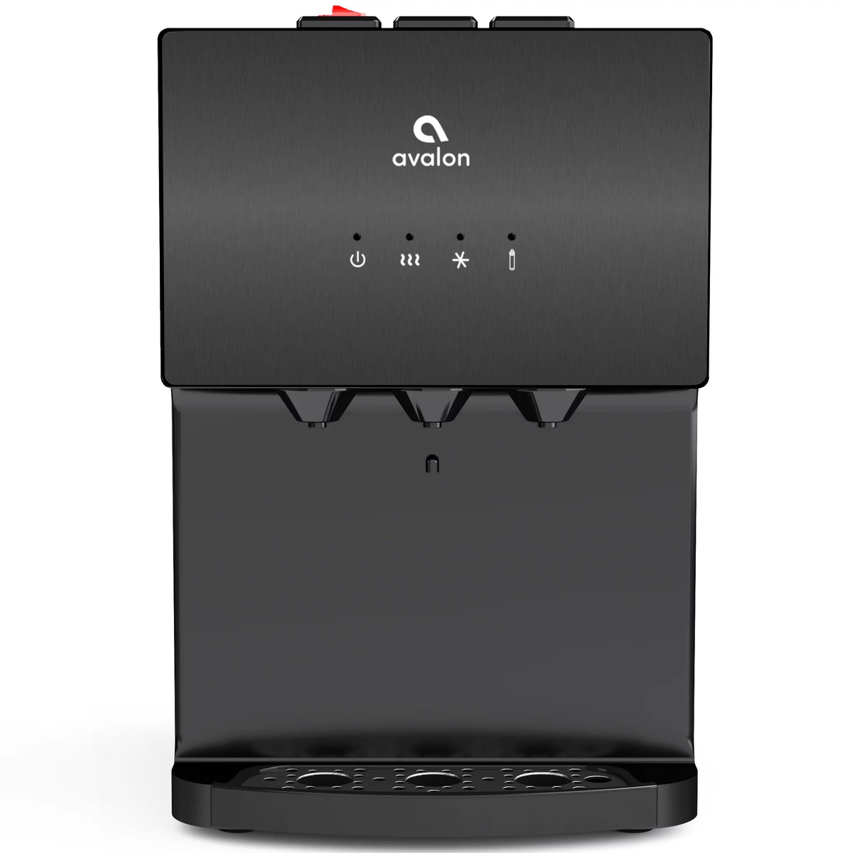 Black Stainless Steel Countertop Water Dispenser Y24356