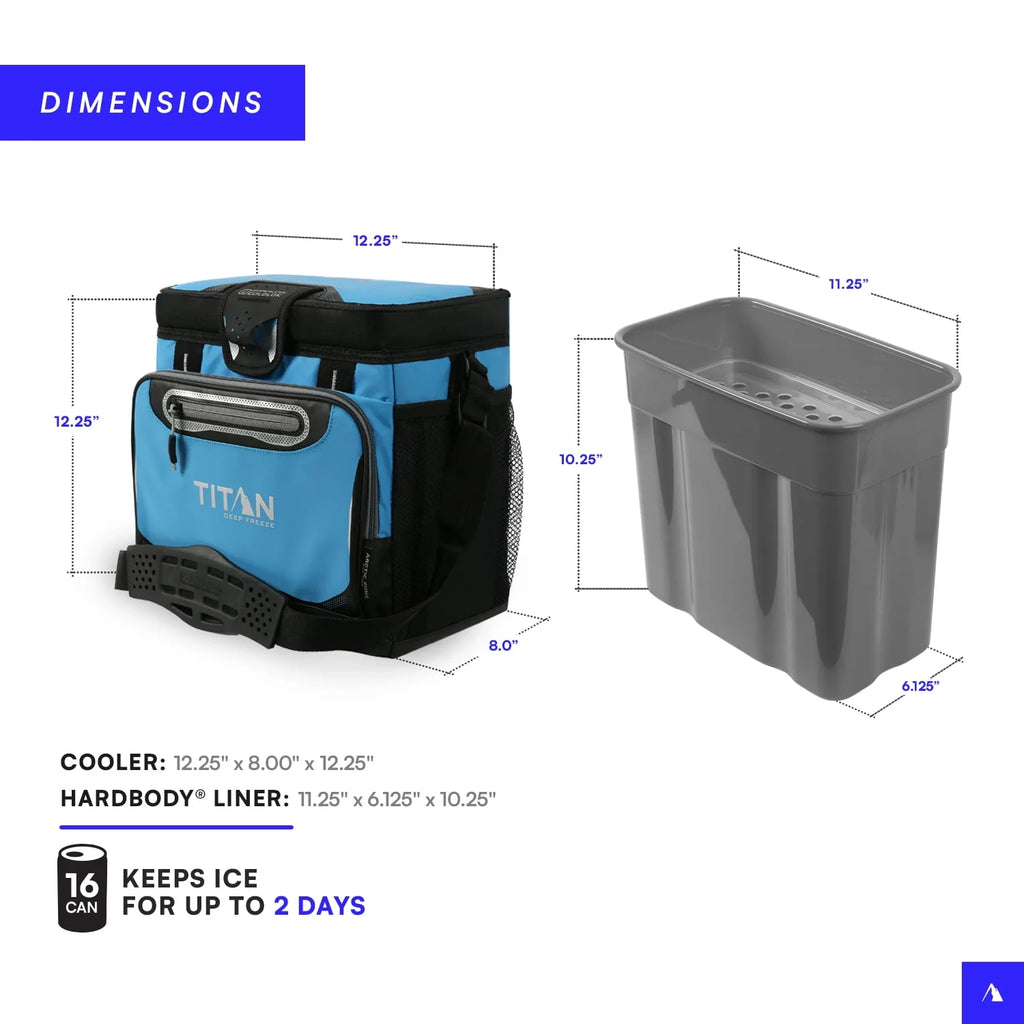16 Can 12 Liter Zipperless Cooler E592531