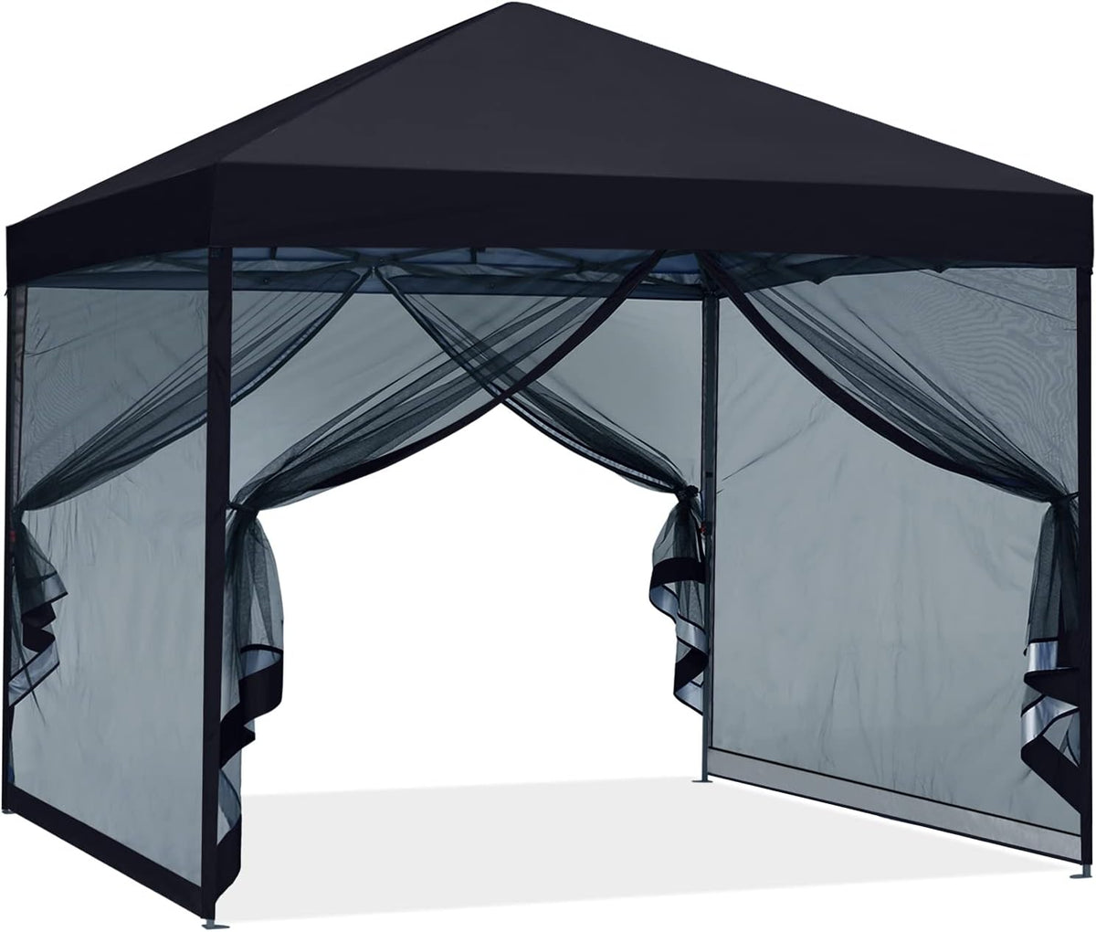 Royal Blue Pop up Canopy Tent with Netting Wall Y217