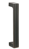 Satin Brass/Black Door Pull W93662