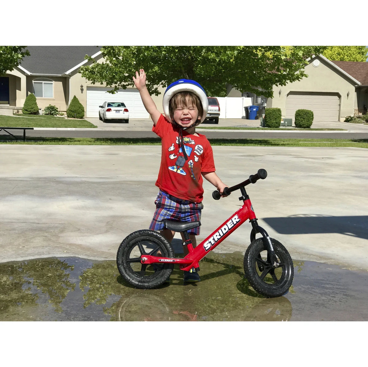 Red Balance Bike O2580