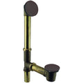Oil Rubbed Bronze European Tip-Toe Bath Waste with Hidden Overflow Q53791
