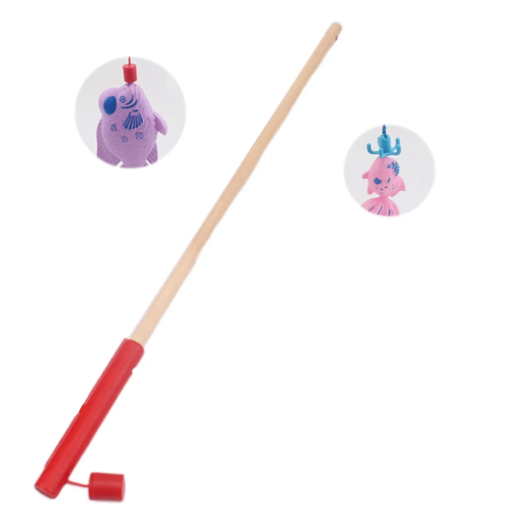 Wooden Magnetic Fishing Rod Toys For Kids I910032