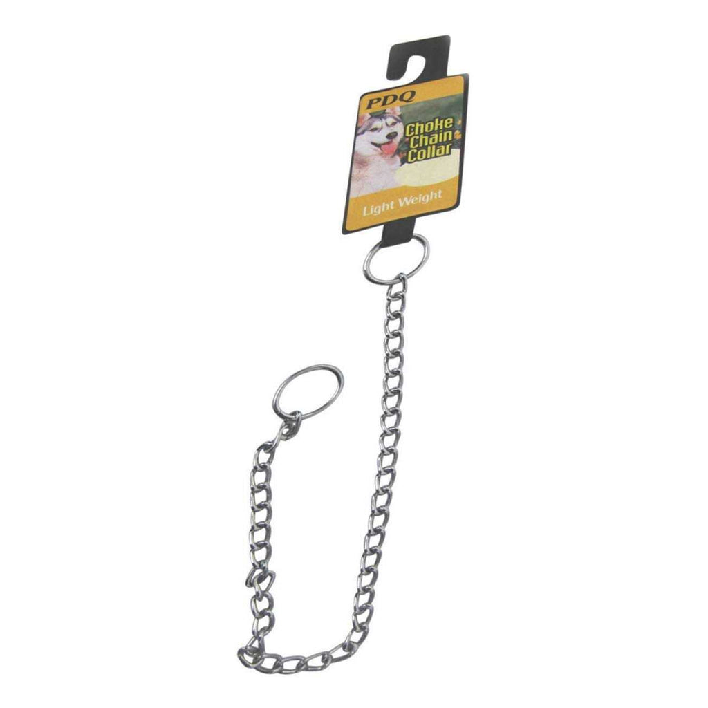 Choke Chain Collar Silver Lightweight Steel Dog Small/Medium K399954