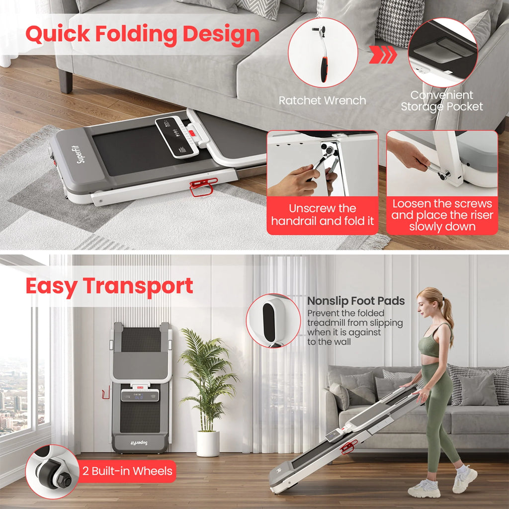 Black Folding Treadmill J3493