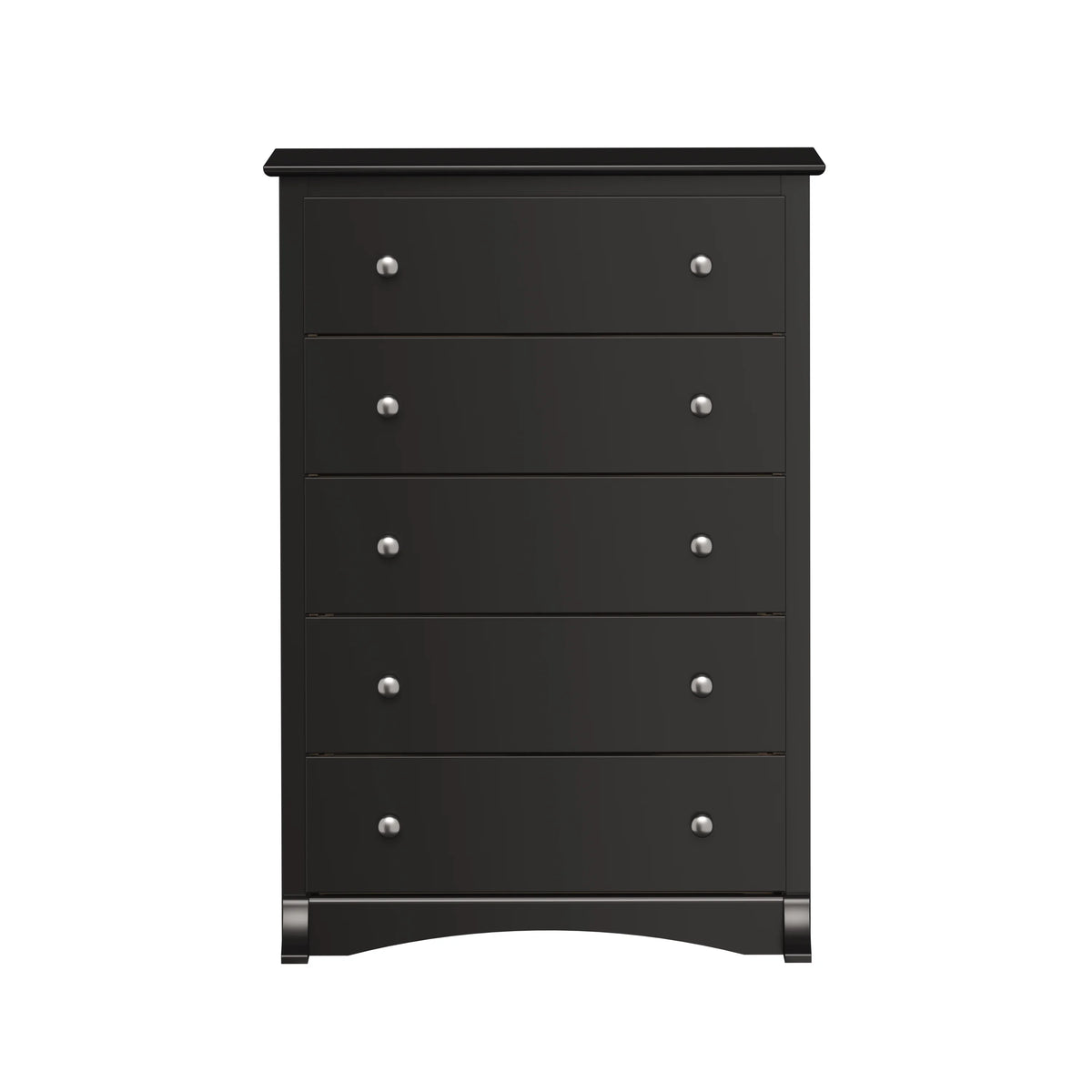 Black 5 Drawer Chest C8725