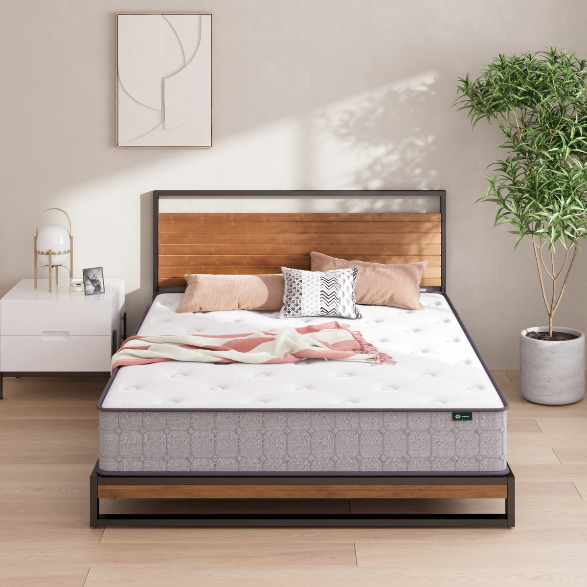10 Hybrid Cooling Gel Memory Foam Pocket Spring Mattress G93321