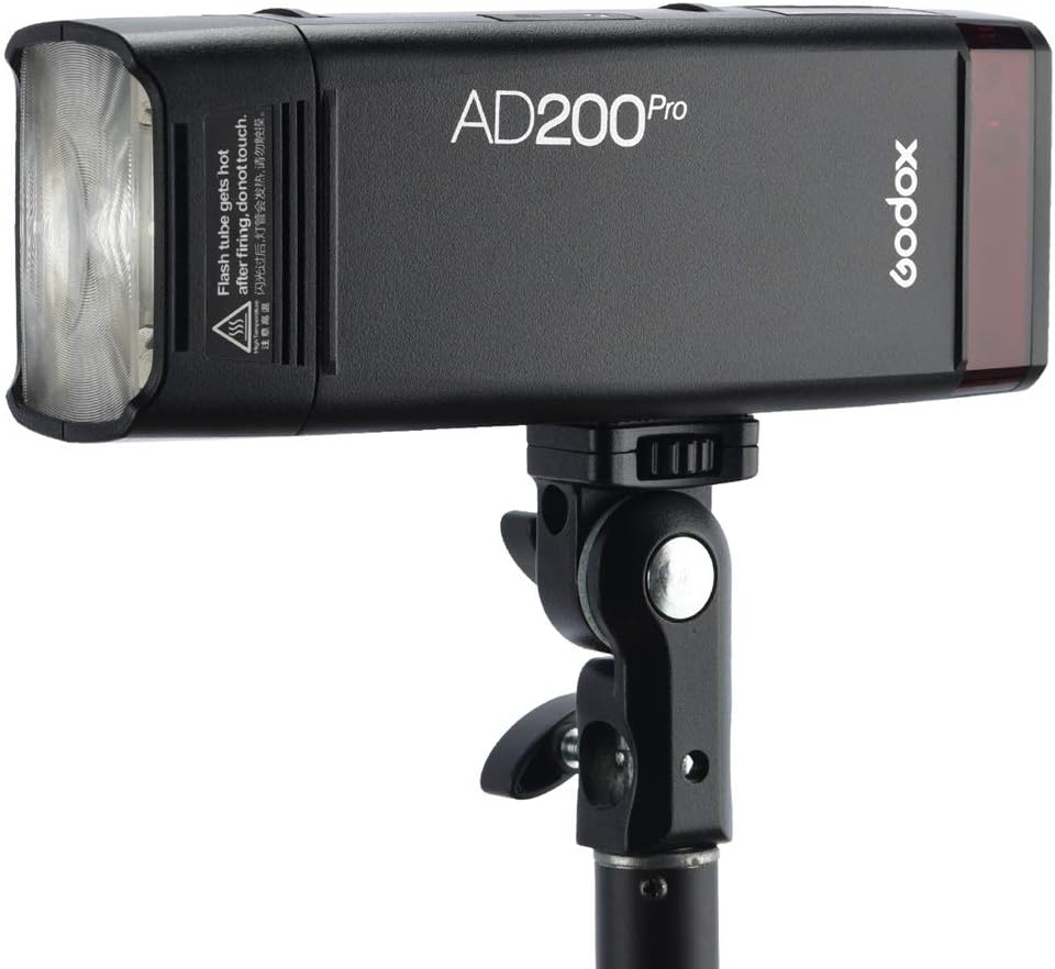 200Ws 2.4G Flash Strobe with Reflector and Color Filters Kit H1513
