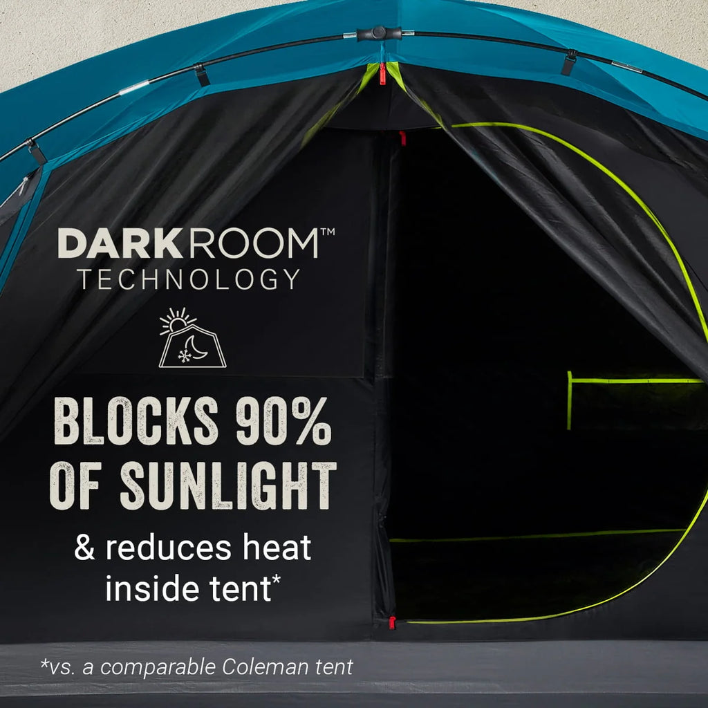 4-Person Dark Room Dome Camping Tent with Screen Room O906