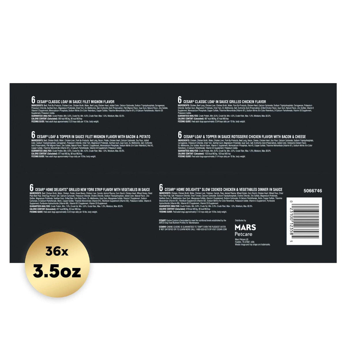 Wet Dog Food Variety Pack Y502