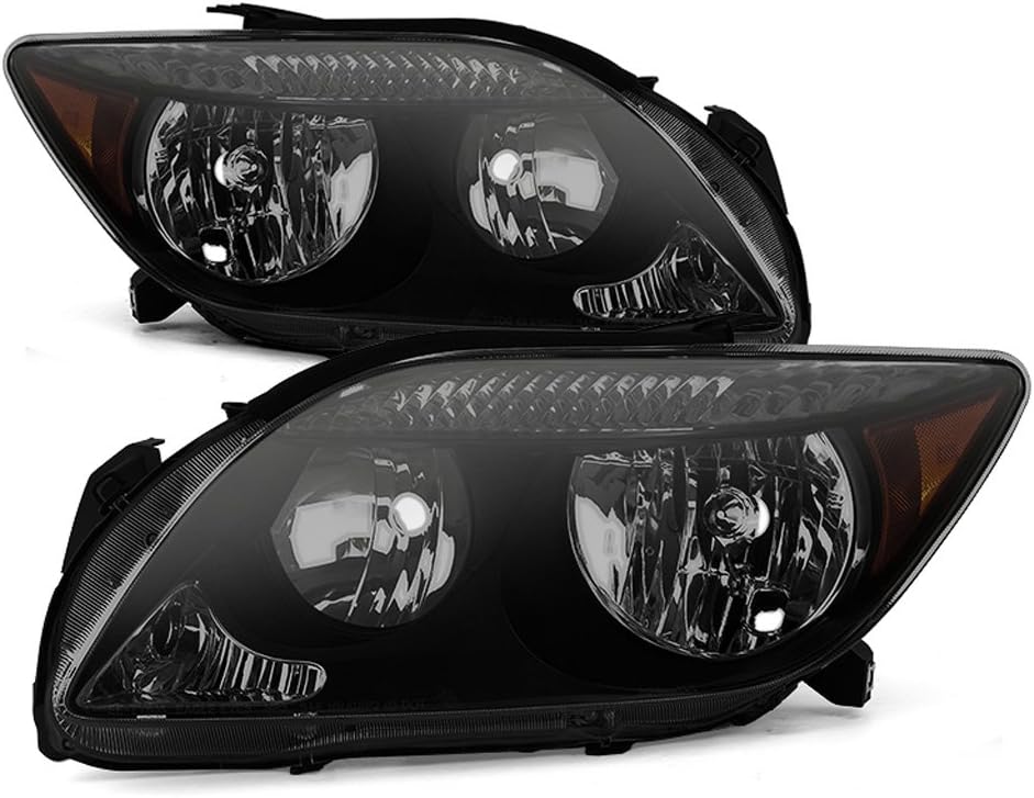Black Smoked Headlights Driver + Passenger Side V174102
