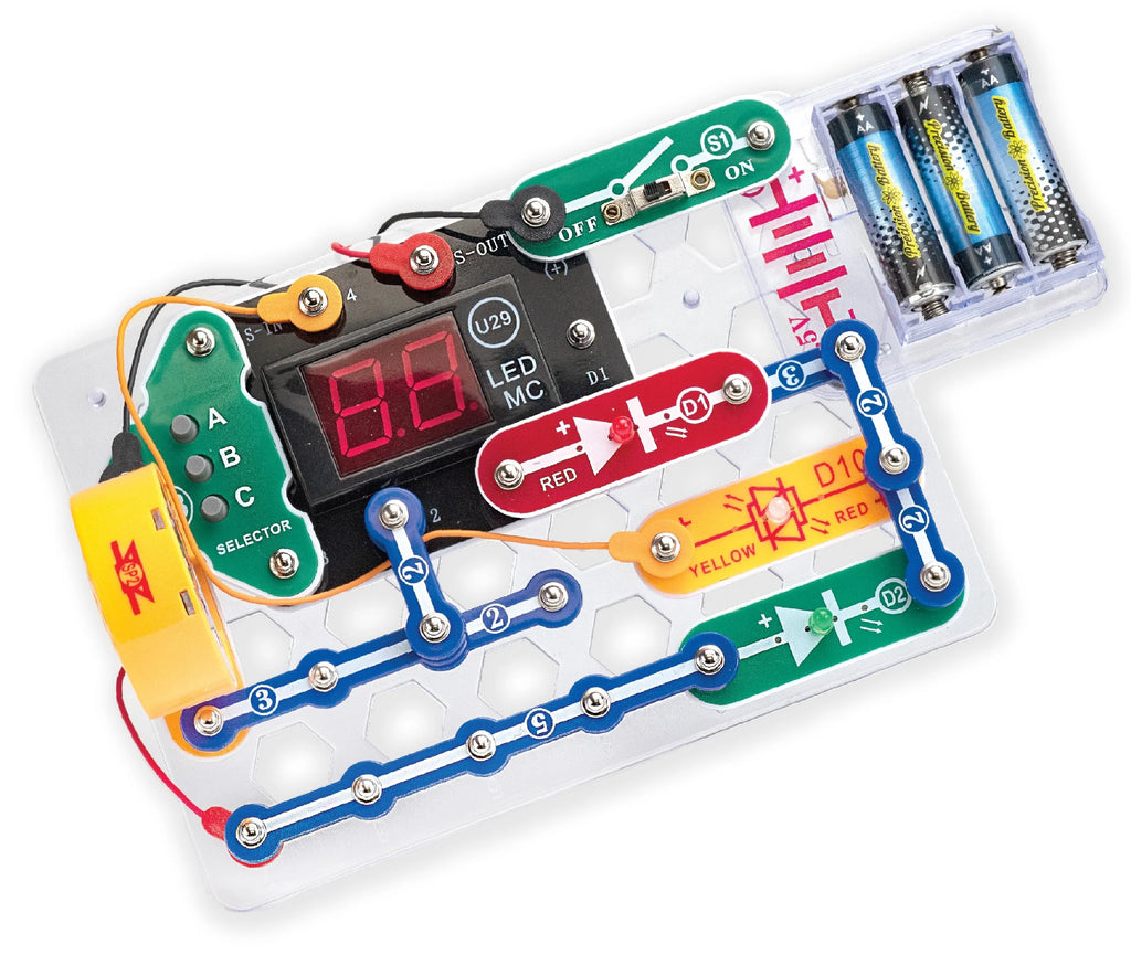 Electronics Exploration Kit, Over 60 Projects, STEM Educational Toy for Kids 8+ Q529