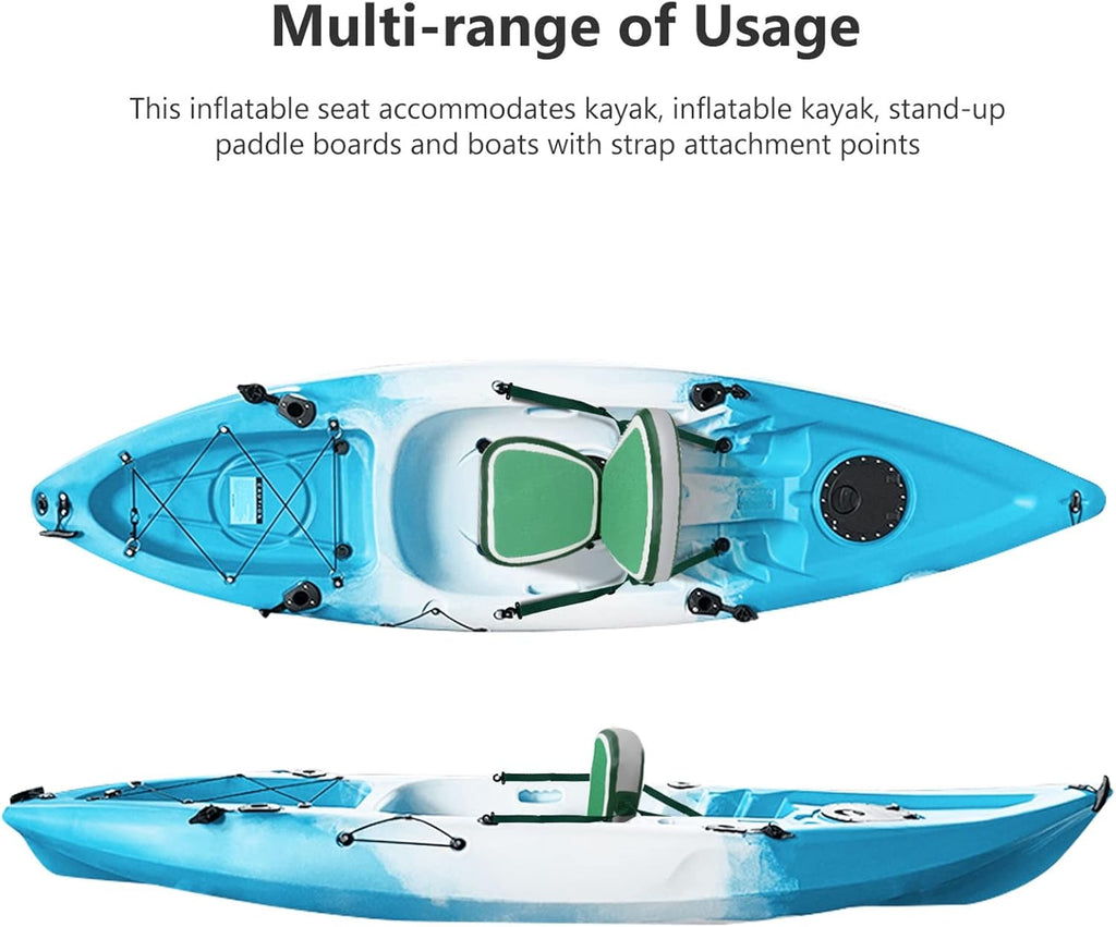 Inflatable Detachable Kayak Seat with Adjustable Straps, Pack of 2 E885