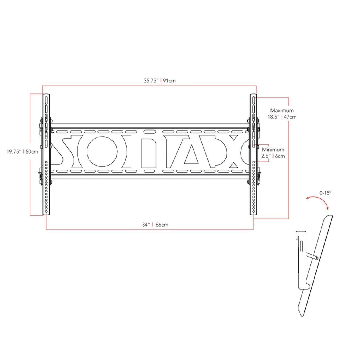 TV Tilt Wall Mount Z781266