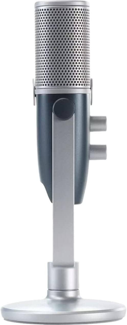 Blue and Silver USB-C Condenser Microphone M43653