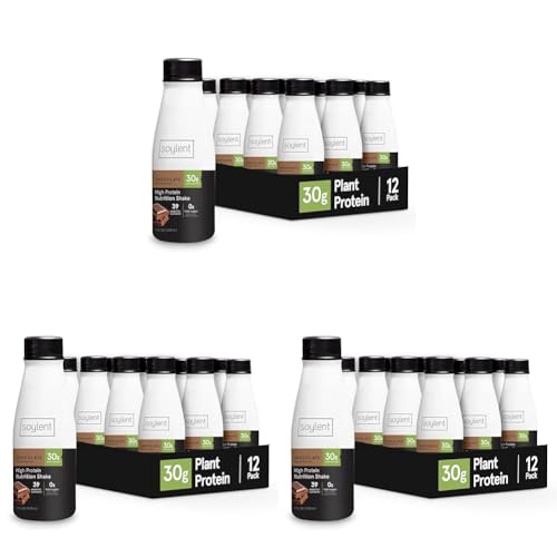 Chocolate 30g Protein Vegan Dairy Free 0g Sugar Ready to Drink Protein Drinks 11oz 12 Pack F9861