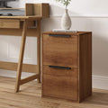 2 Drawer Wood File Cabinet D2907